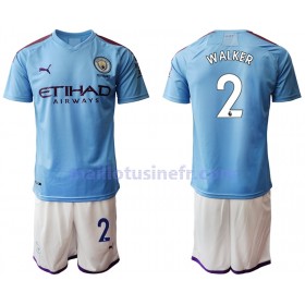 Maillot de Foot Manchester City WALKER 2 Domicile 2019-20 - Enfant